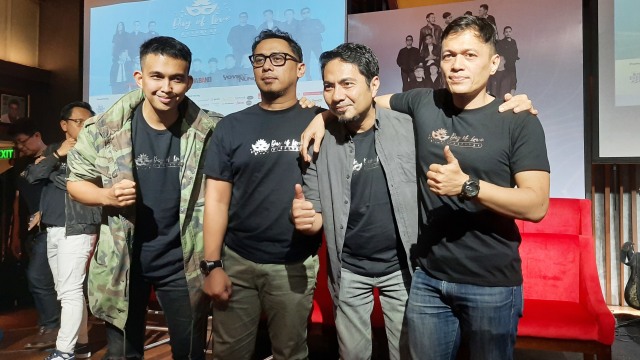 Konferensi pers Naga 'eks Lyla' resmi jadi vokalis ADA Band. Foto: Aria Pradana/kumparan 