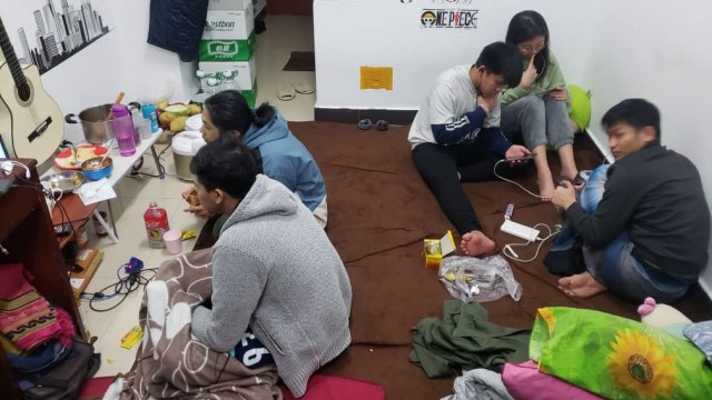 Kondisi Mahasiswa Indonesia di Wuhan, China. Foto: Dok. Fadil