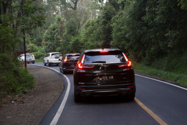 Touring Honda CR-V merayakan usianya yang ke-20 tahun di Indonesia. Foto: dok. Honda Indonesia