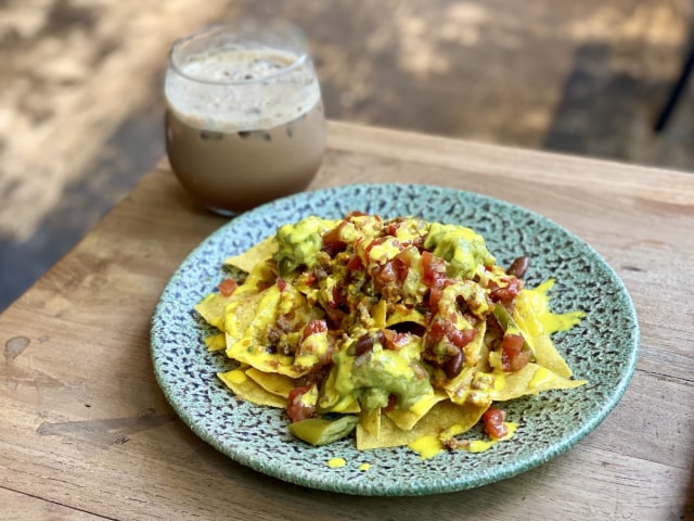 Mocha dan nachos. Foto: Toshiko/kumparan