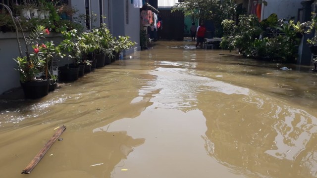 Banjir di Kabupaten Tegal meluas, Minggu (16/1/2020). (Foto: Dok PMi)