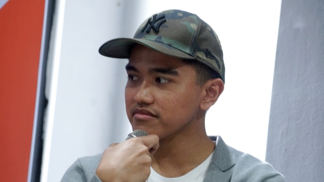 Kaesang Pangarep dalam acara Nongkrong Bareng SaHebat, di gerai Yang Ayam, Jakarta Barat, Minggu (26/1). Foto: Helmi Afandi/kumparan