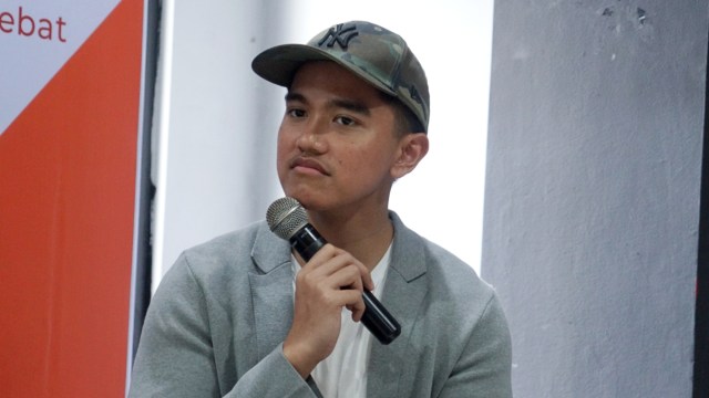 Kaesang Pangarep dalam acara Nongkrong Bareng SaHebat, di gerai Yang Ayam, Jakarta Barat, Minggu (26/1). Foto: Helmi Afandi/kumparan