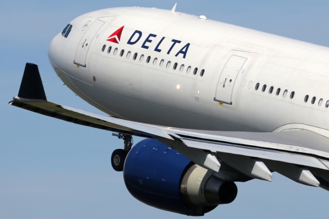ilustrasi maskapai Delta Airlines Foto: shutterstock