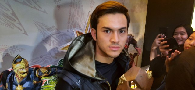 Rizky Nazar saat konferensi pers 'GatotKaca Takeoff' di Mall Kota Kasablanka, Jakarta Selatan, Minggu (26/1). Foto: Aria Pradana/kumparan