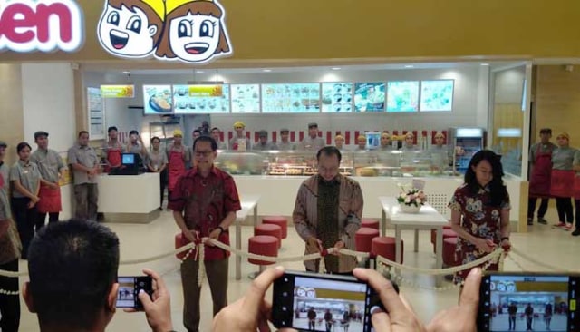 Peresmian Store HokBen di Medan. Foto: SumutNews