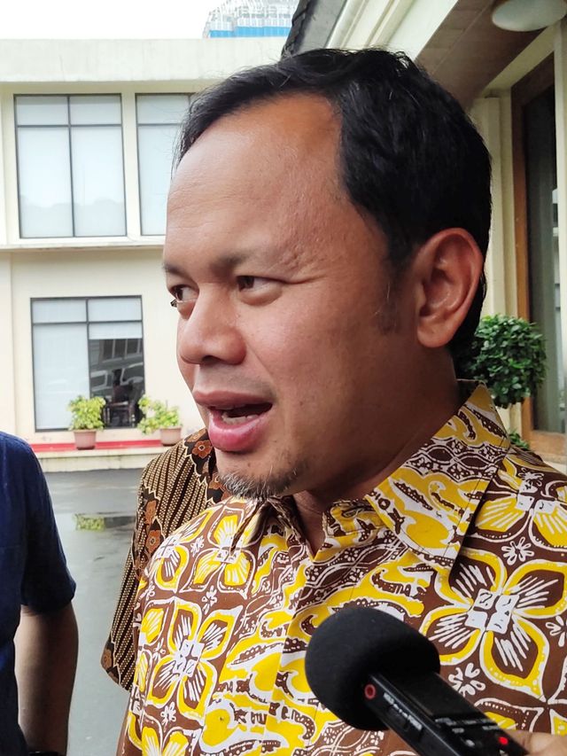 Wali kota Bogor, Bima Arya Sugiarto saat kunjungi kantor Kemenkopolhukam, Jakarta. Foto: Aprilandika Pratama/kumparan