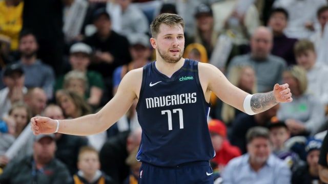 Penggawa Dallas Mavericks, Luka Doncic. Foto: Chris Nicoll-USA TODAY Sports/REUTERS