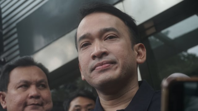 Ruben Onsu di Polda Metro Jaya, Jakarta, Selasa (28/1).  Foto: Iqbal Firdaus/kumparan 