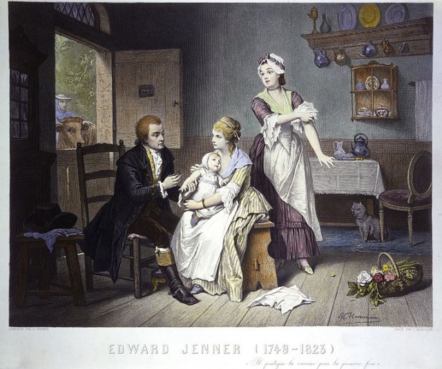 Edward Jenner, penemu vaksin cacar. Foto: Wikimedia Commons