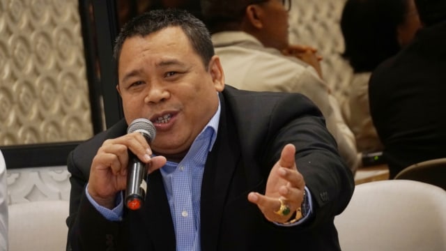 Fathan Subchi saat menghadiri Diskusi Kinerja OJK Ditengah Kasus Jiwasraya, Selasa (28/1). Foto: Fanny Kusumawardhani/kumparan