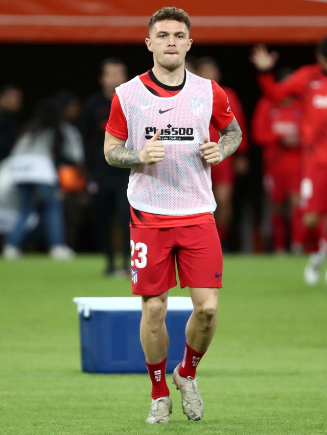 Pemain Atletico Madrid Kieran Trippier. Foto: REUTERS/Sergio Perez