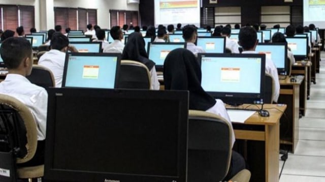 Sistem Computer Assisted Test  atau CAT, (Foto: Ilustrasi).