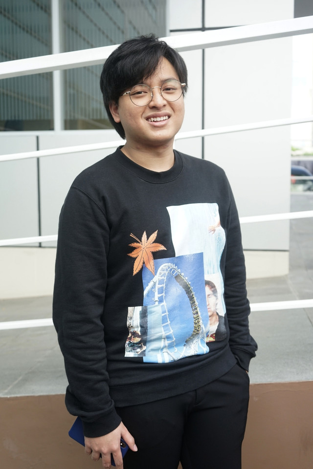 Arsy Widianto saat ditemui dikawasan Tendean, Jakarta, Rabu, (29/1). Foto: Ronny