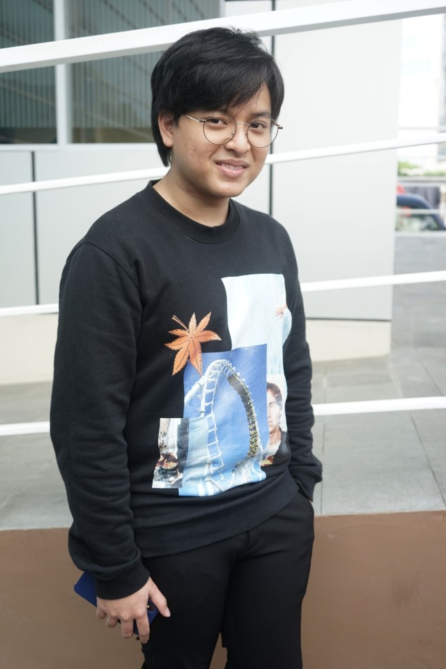 Arsy Widianto saat ditemui dikawasan Tendean, Jakarta, Rabu, (29/1). Foto: Ronny