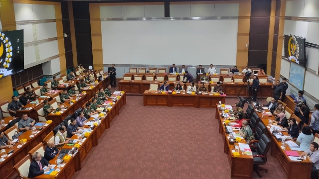 Ilustrasi rapat Komisi I DPR RI, Kamis (30/1). Foto: Abyan Faisal Putratama/kumparan