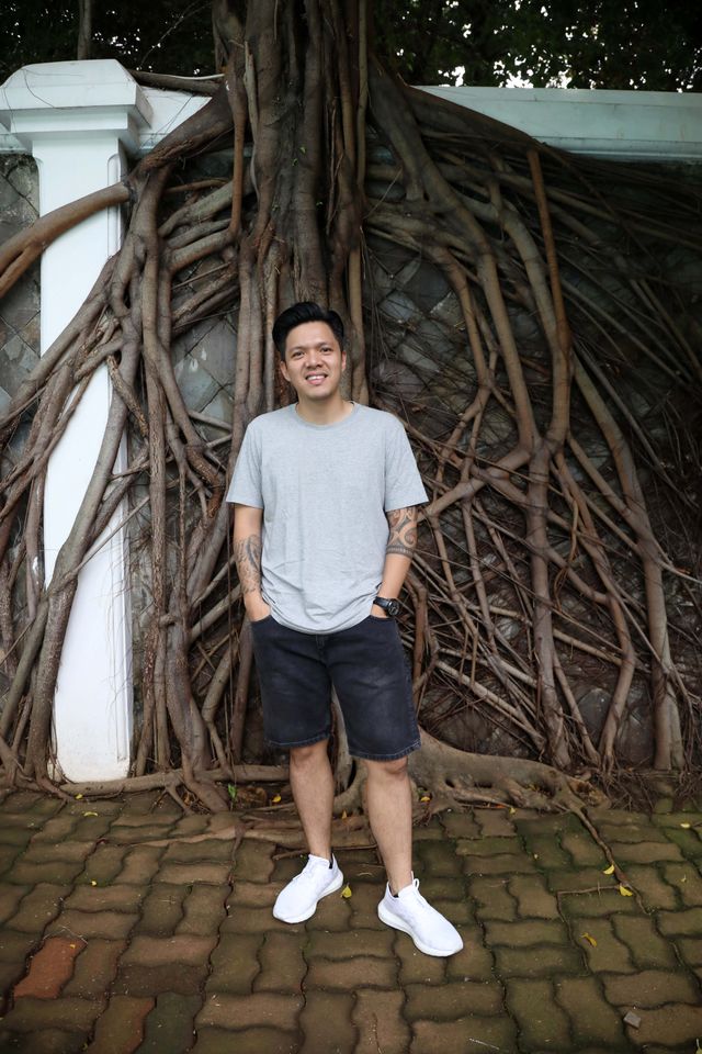 Pemain Film Temen Kondangan, Reza Nangin saat berkunjuk ke kantor kumparan. Foto: Fitra Andrianto/kumparan