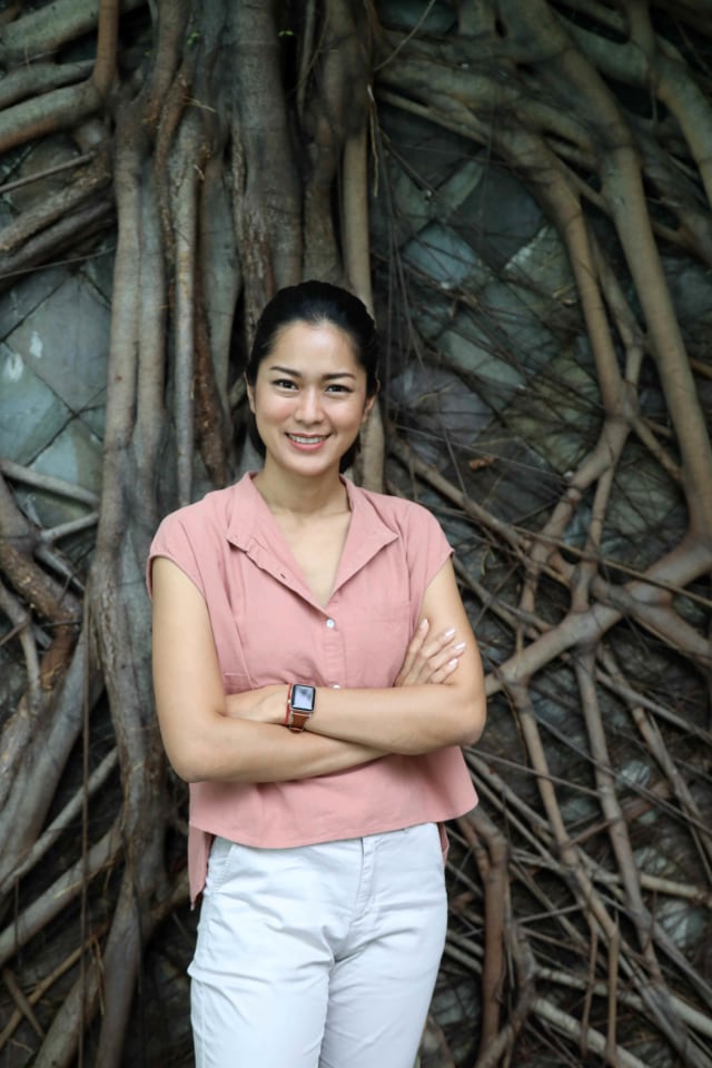 Pemain Film Temen Kondangan, Prisia Nasution saat berkunjuk ke kantor kumparan. Foto: Fitra Andrianto/kumparan