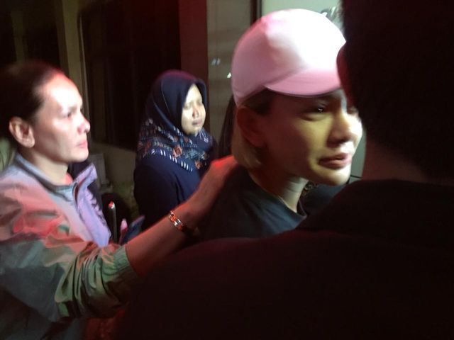 Nikita Mirzani di Polres Jaksel Foto: Giovani/kumparan