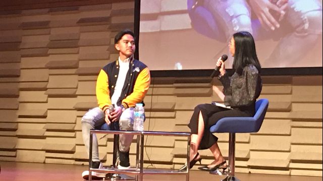 Kaesang Pangarep (kiri) di Universitas Bunda Mulia (UBM). Foto: Kaesang Pangarep/kumparan