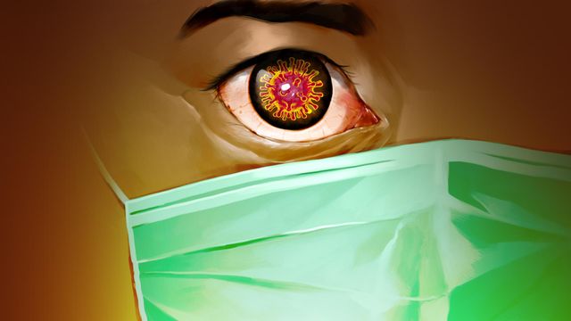 Dicengkeram wabah corona. Ilustrator: Indra Fauzi/kumparan