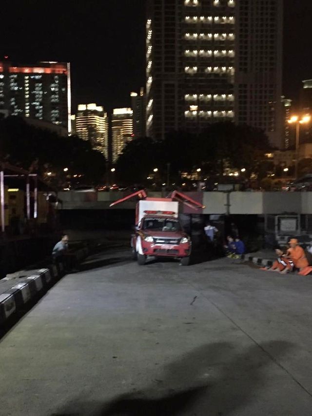 Kondisi terkini banjir di Underpass Kemayoran, Jakarta Pusat. Foto: Raga Imam/kumparan 