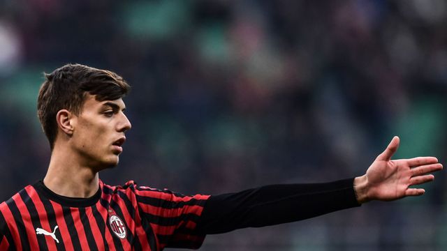 Daniel Maldini jalani debut Serie A bersama AC Milan. Foto: Miguel MEDINA / AFP
