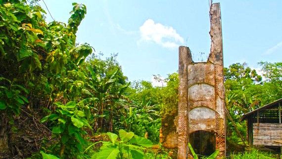 Kondisi benteng Oranje Nassau di Kecamatan Pengaron, Kabupaten Banjar, Kalsel. Foto: Disbudpar Banjar