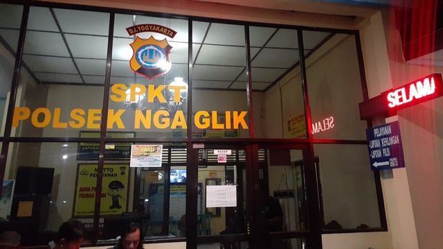 Polsek Ngaglik, Sleman, DIY. Foto: Arfiansyah Panji Purnandaru/kumparan