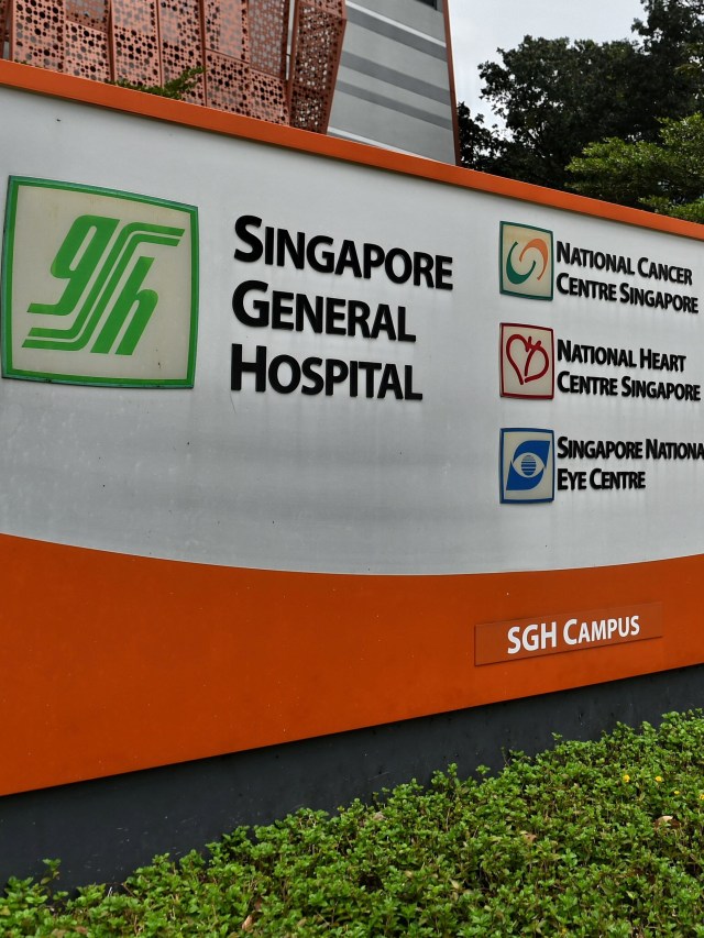 Singapore General Hospital SGH. Foto: AFP/ROSLAN RAHMAN