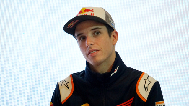 Pebalap MotoGP Repsol Honda 2020, Alex Marquez, di acara Repsol Lubricant Show. Foto: Jamal Ramadhan/kumparan