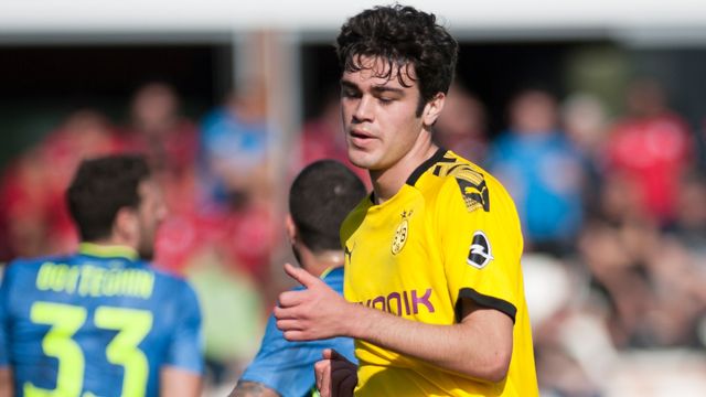 Giovanni Reyna, pencetak gol termuda dalam sejarah DFB-Pokal. Foto: AFP/Jorge Guerrero