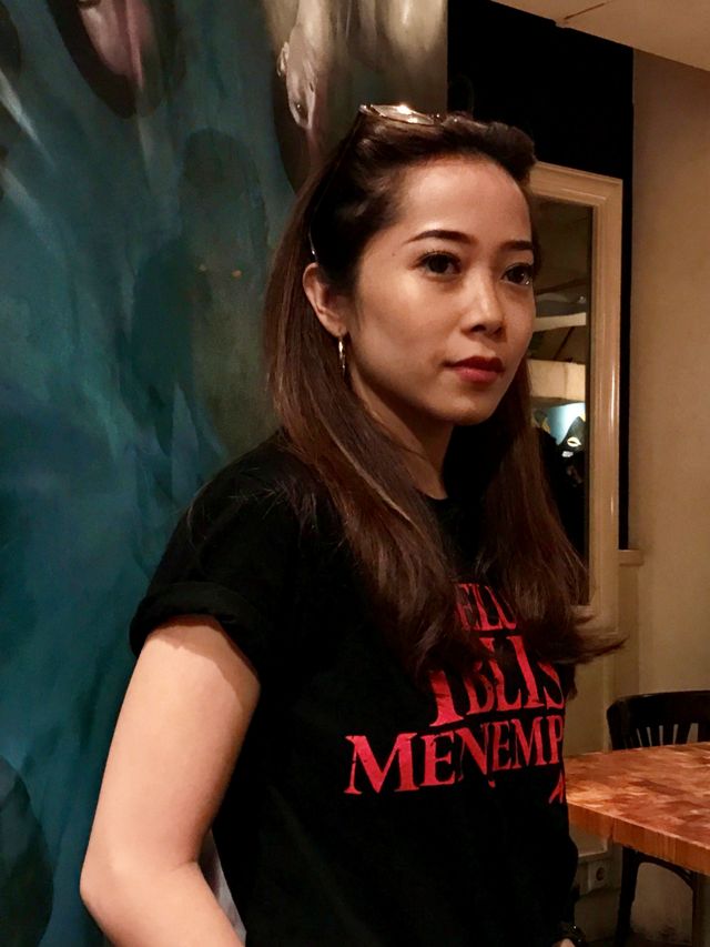 Karina Salim di Senayan City, Jakarta, Rabu (5/2). Foto: Regina Kunthi Rosary/kumparan