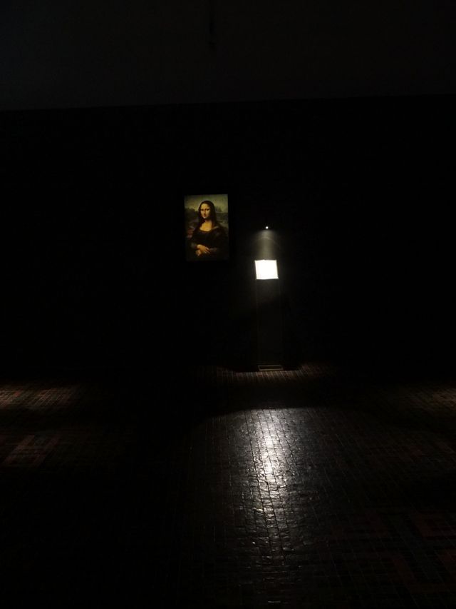 Lukisan Mona Lisa di pameran ‘Leonardo Opera Omnia’ di Museum Bank Mandiri, Jakarta, Rabu (5/2). Foto: Jamal Ramadhan/kumparan 