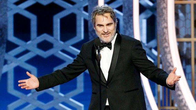 Joaquin Phoenix di Golden Globes 2020 (Foto: REUTERS)