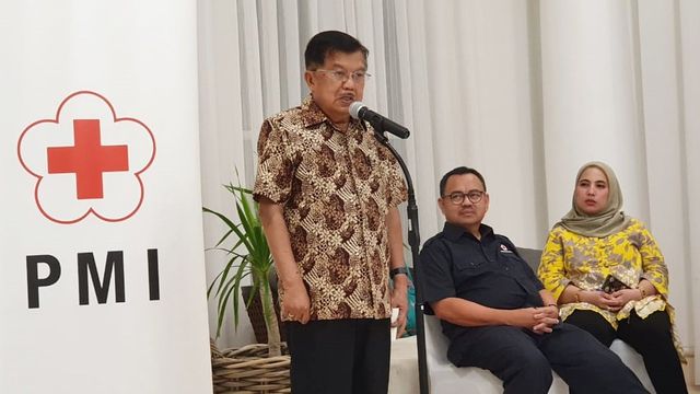 Ketua Palang Merah Indonesia (PMI) pusat Jusuf Kalla. Foto: Arifin Asydhad/kumparan 