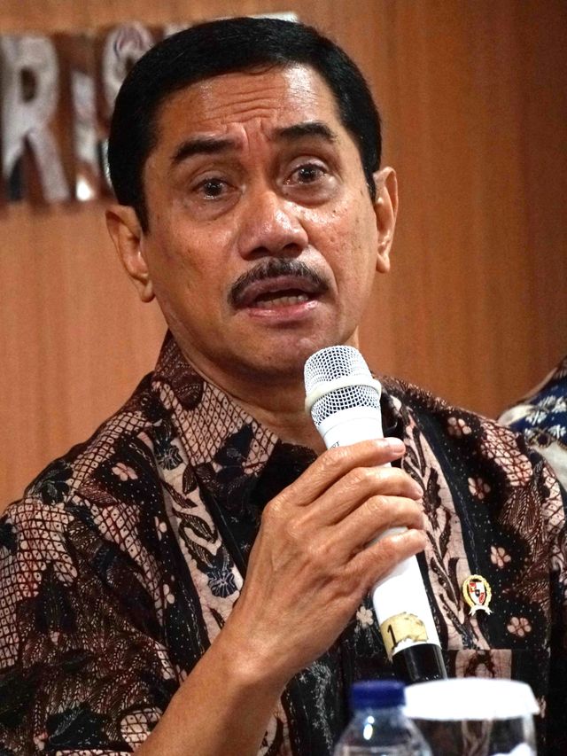 Konferensi pers Kepala BNPT Suhardi Alius di Gedung Kementerian BUMN, Jakarta. 
 Foto: Irfan Adi Saputra/kumparan 