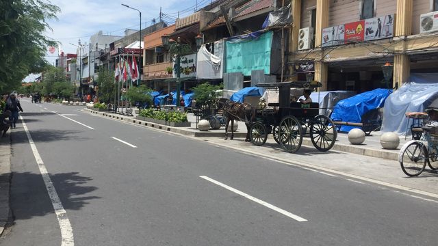 Suasana di pedestrian Malioboro, Jumat (7/2). Foto: Arfiansyah Panji Purnandaru/kumparan