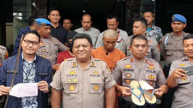 Konferensi pers  penganiayaan, pencabulan, dan pemerkosaan di Mapolres Cimahi Jumat (7/2). Foto: Dok. Humas Polres Cimahi