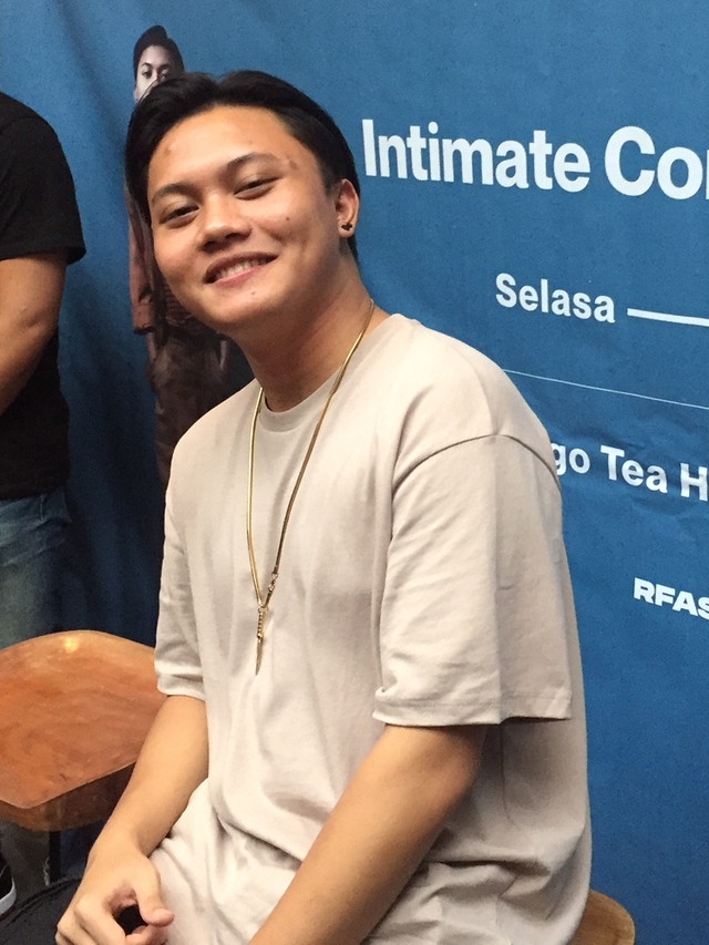 Rizky Febian di Konferensi Pers Intimate Concert Rizky Febian, Blok M, Jakart Selatan, Jumat (7/2). Foto: Giovanni/kumparan