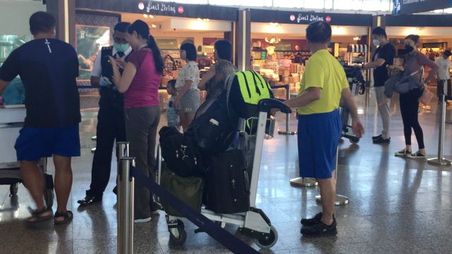 Suasana di Bandara Internasional I Gusti Ngurah Rai, Bali, Sabtu (8/2). Foto: Denita BR Matondang/kumparan