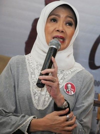 Istri almarhum Chrisye, Damayanti Noor atau akrba disapa Yanti Noor. Foto: ANTARA FOTO/Teresia May