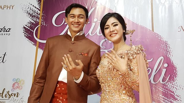 Caesar Hito dan Felicya Angelista, di D'Banquet Pantai Mutiara, Jakarta Utara, Sabtu (8/2). Foto: Maria Gabrielle Putrinda/kumparan