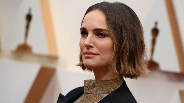 Natalie portman di red carpet Oscars 92th Academy Awards di Hollywood, Los Angeles, California, AS. Foto: AFP/Robyn Beck