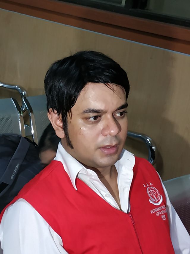 Rio Reifan jelang sidang putusan di Pengadilan Negeri Bekasi, Jawa Barat, Senin (10/2). Foto: DN.  Mustika Sari/kumparan