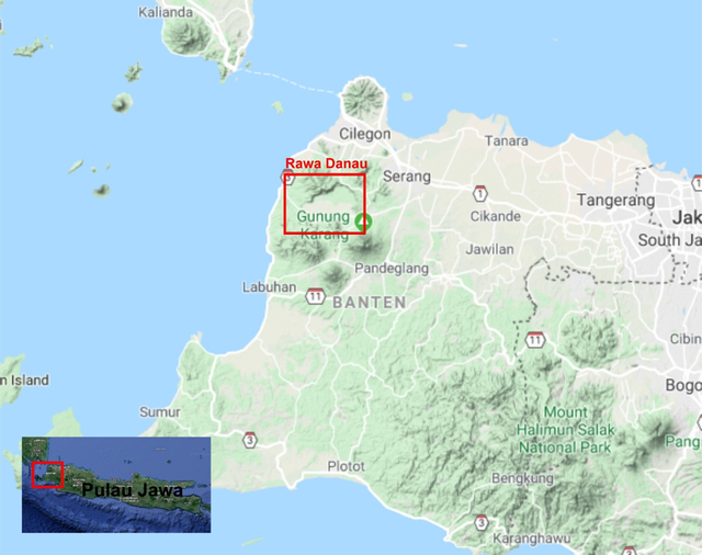 Gambar 1. Lokasi Rawa Dano.