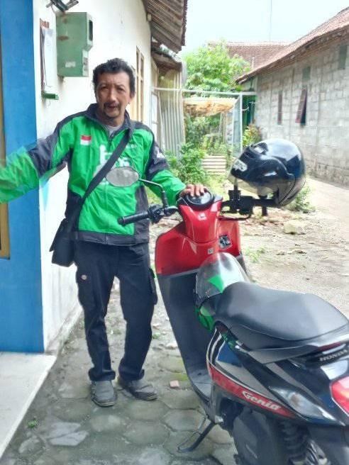 Eko Wahyudiyanto, driver GoJek asal Jogja. Foto: Dok. Istimewa 