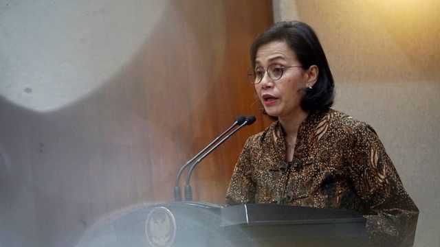 Menteri Keuangan Sri Mulyani pada Mou koordinasi percepatan dan perluasan transaksi pemerintah daerah secara elektronik, di Kemenko Perekonomian. Foto: Fanny Kusumawardhani/kumparan