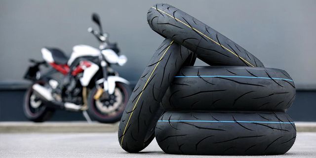 Ilustrasi ban baru pada motor. Foto: dok. Istimewa