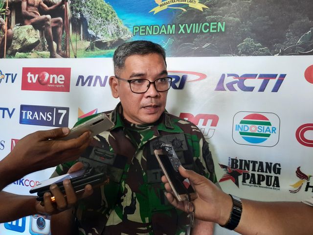Wakil Kepala Penerangan KodamXVII/Cenderawasih, Letkol Inf Dax Sianturi . (BumiPapua.com/Liza Indriyani)
